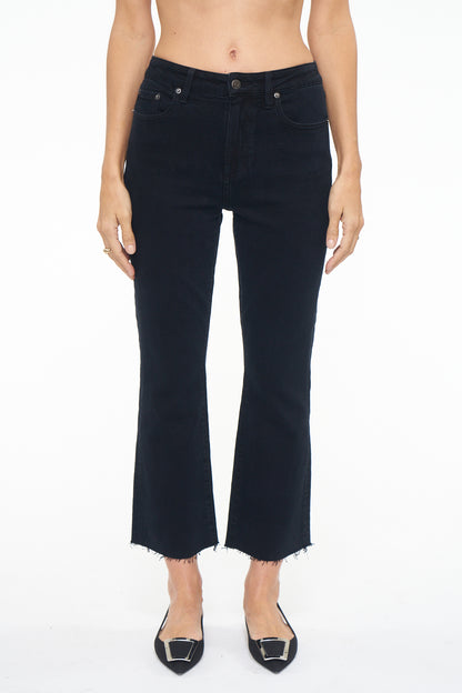 Lennon High Rise Crop Boot - Abyss