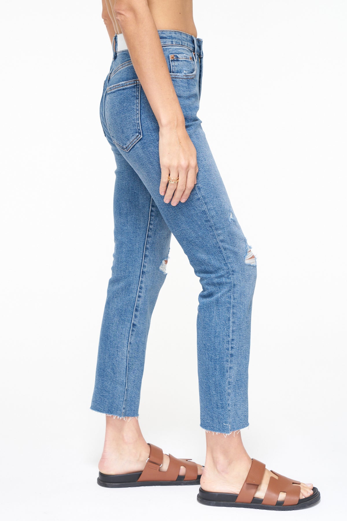 Lennon High Rise Crop Boot - Denny