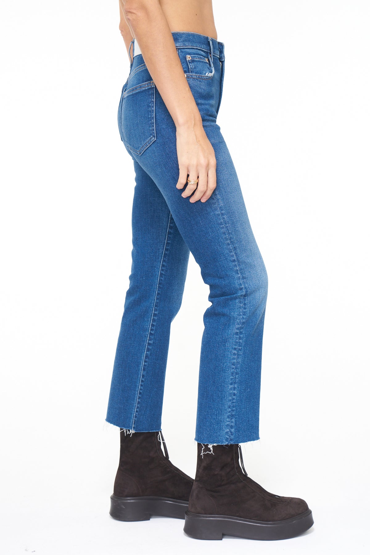 Lennon High Rise Crop Boot - Park Avenue