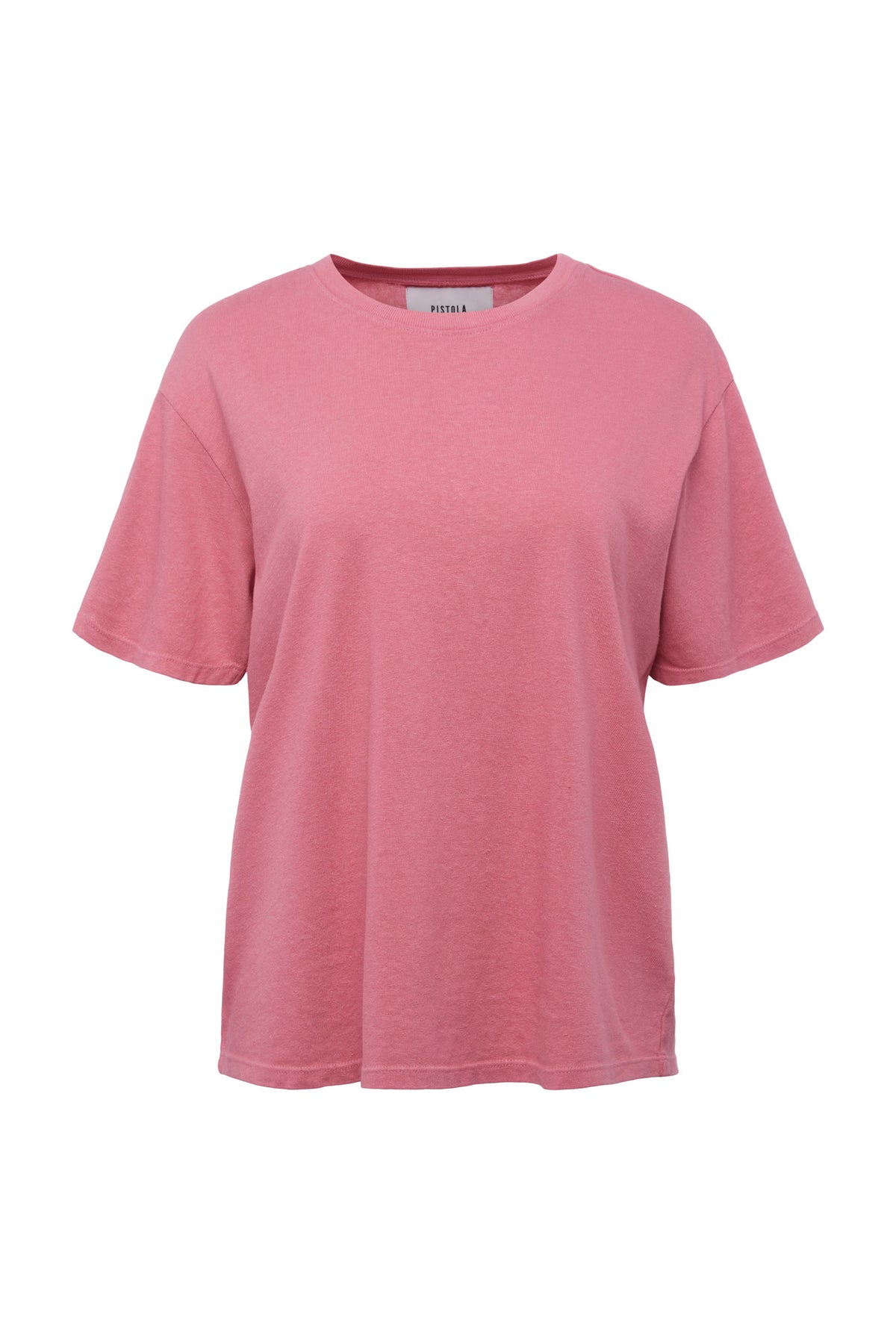 Palmer Hemp Box Tee - Flamingo