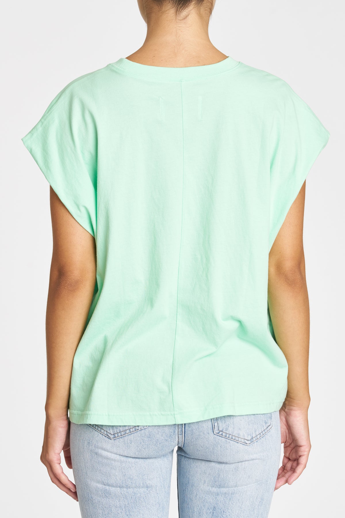Trina Muscle Tee - Neo Mint