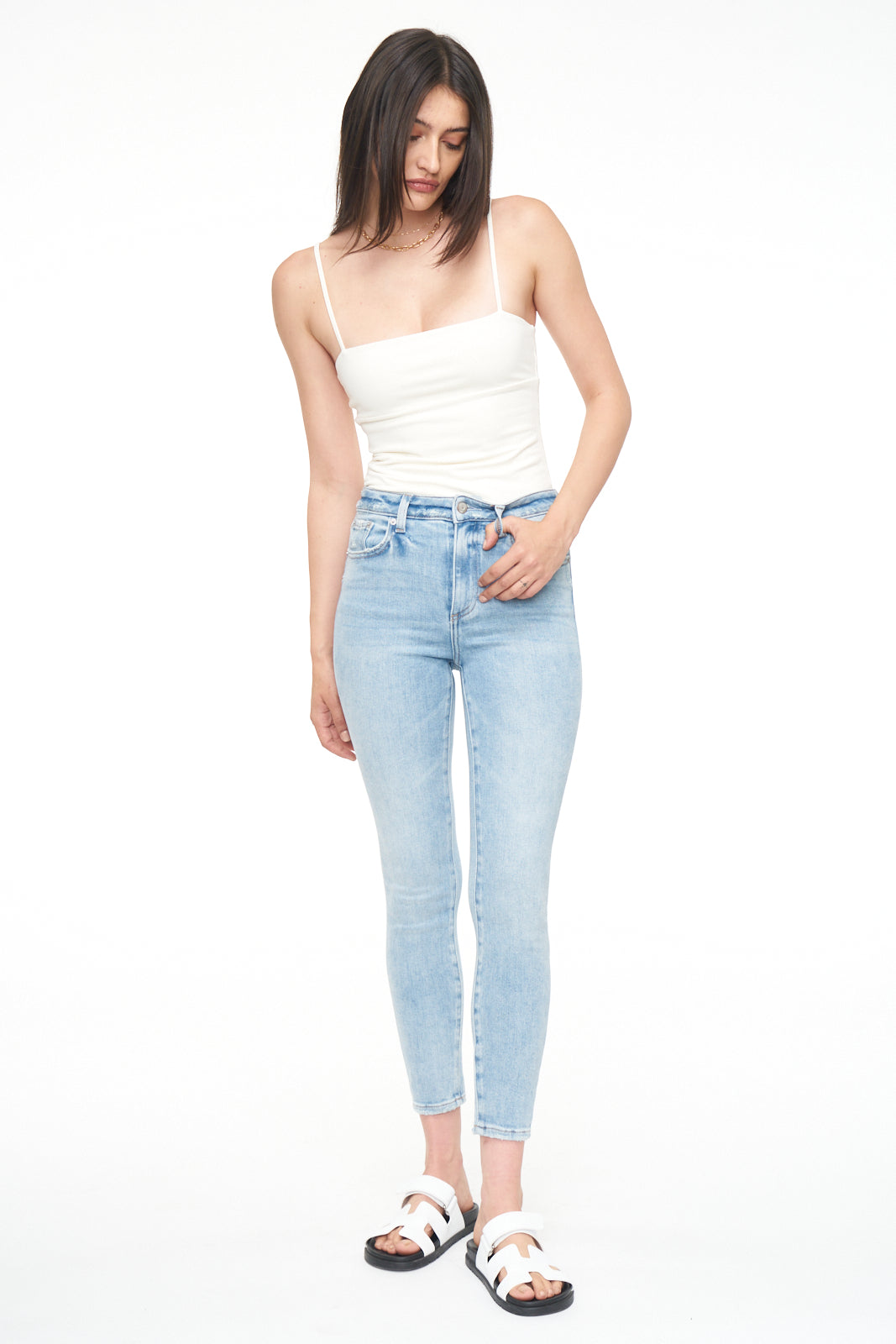 Aline High Rise Skinny - Raft
