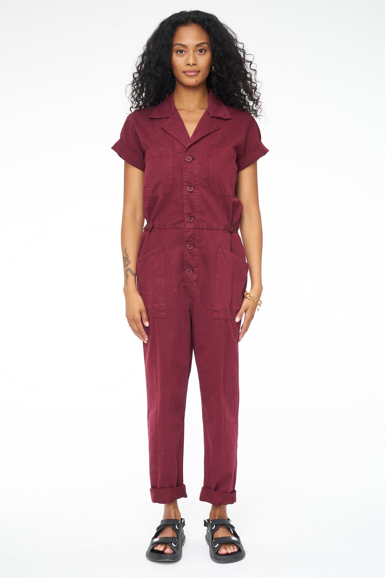 Maroon overall deals shorts