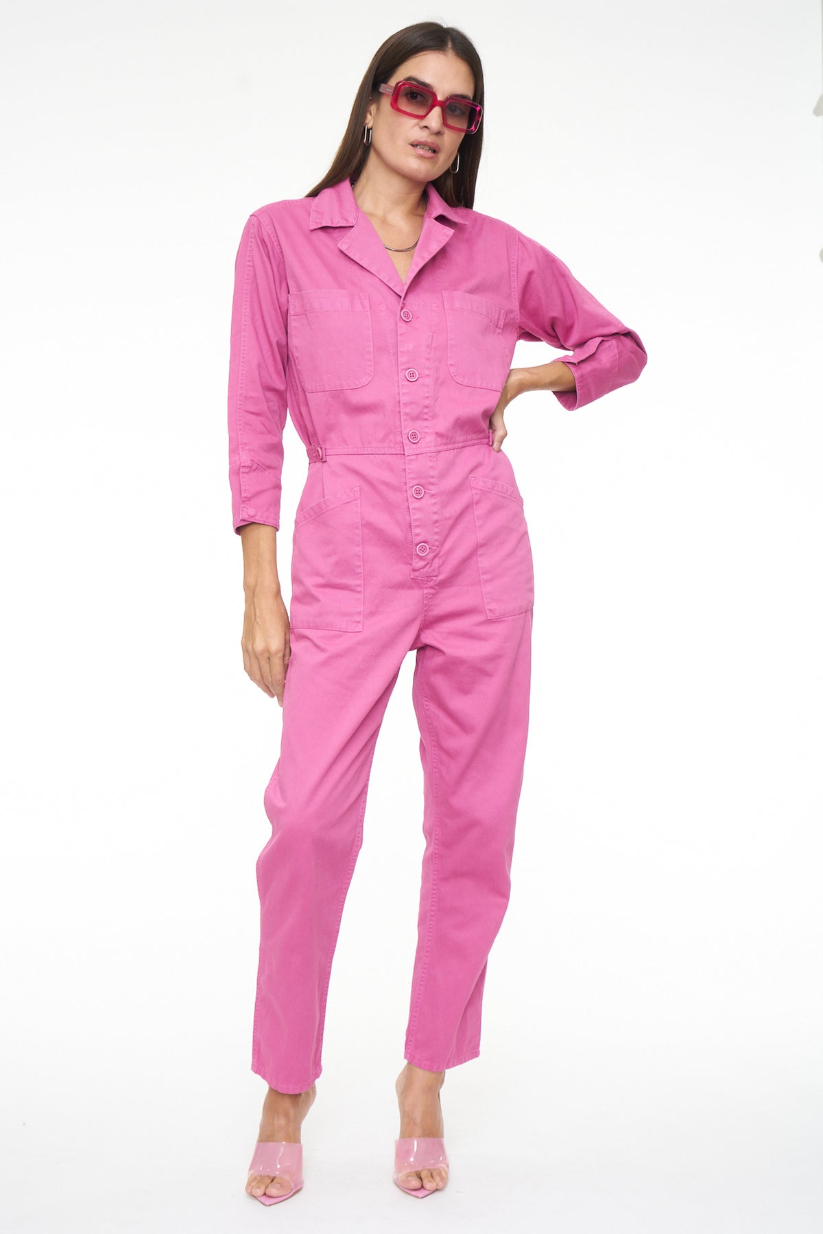 Tanner Long Sleeve Field Suit - Fuchsia