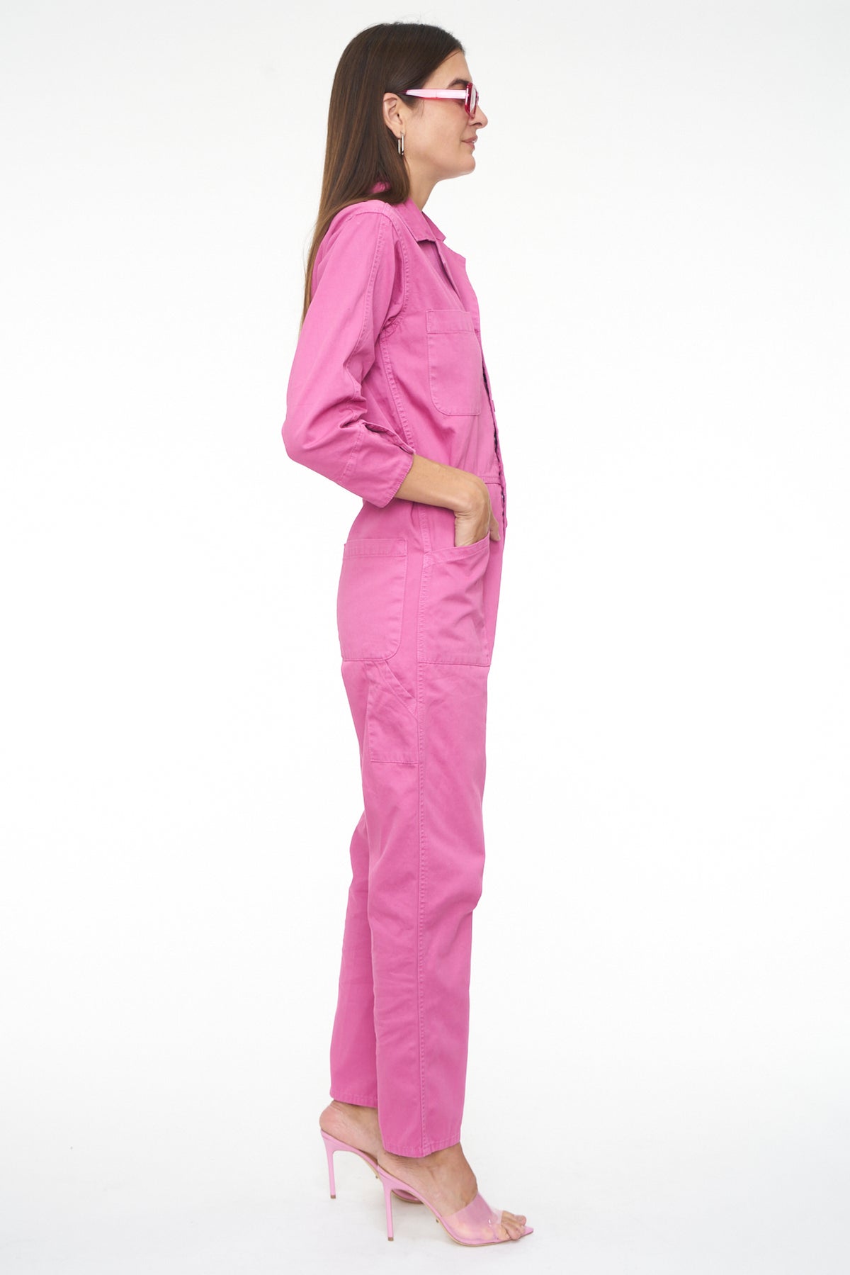 Tanner Long Sleeve Field Suit - Fuchsia